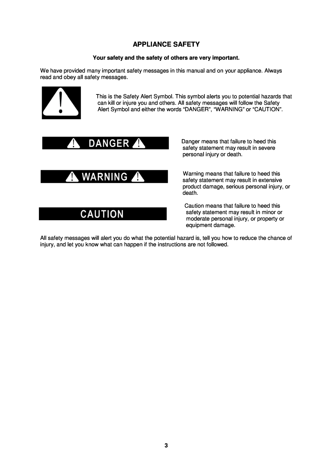 Avanti BCA1501SS instruction manual Appliance Safety 