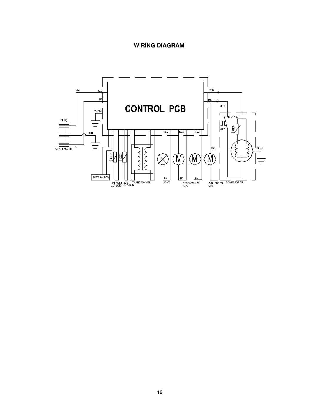 Avanti BCAD680 instruction manual Wiring Diagram 