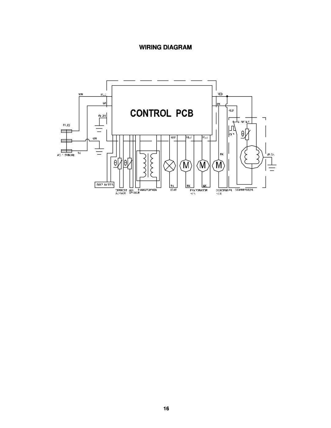 Avanti BCAD680 instruction manual Wiring Diagram 