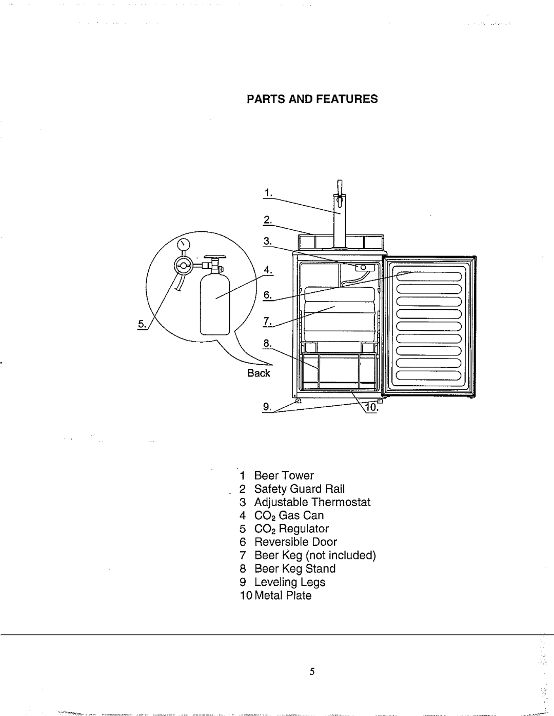 Avanti BD555 manual 