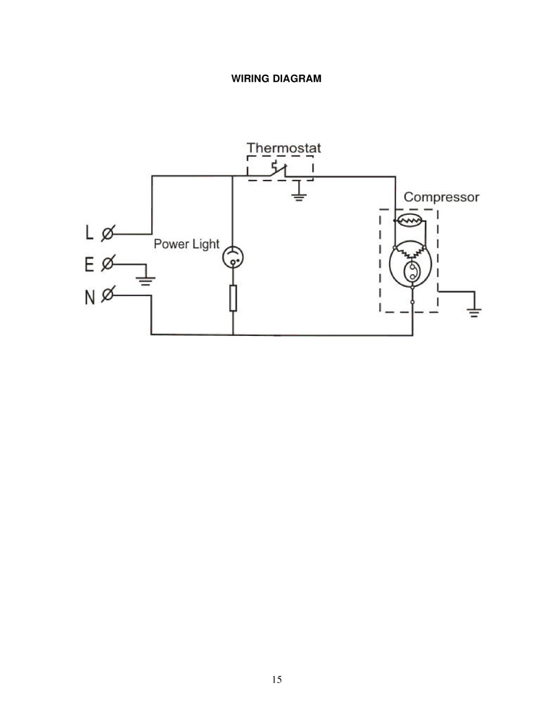 Avanti CF61 instruction manual Wiring Diagram 