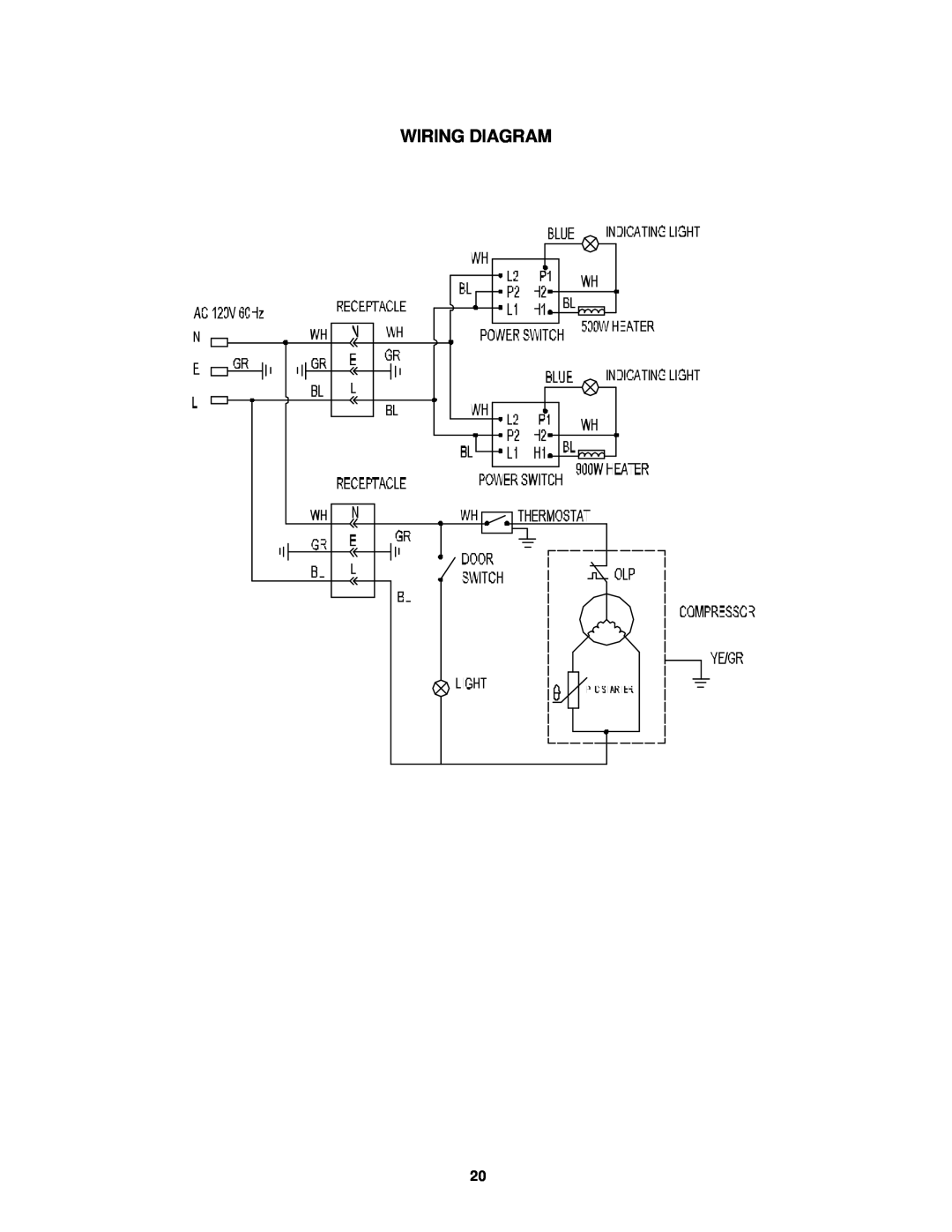 Avanti CK30-1, CK30-B instruction manual Wiring Diagram 