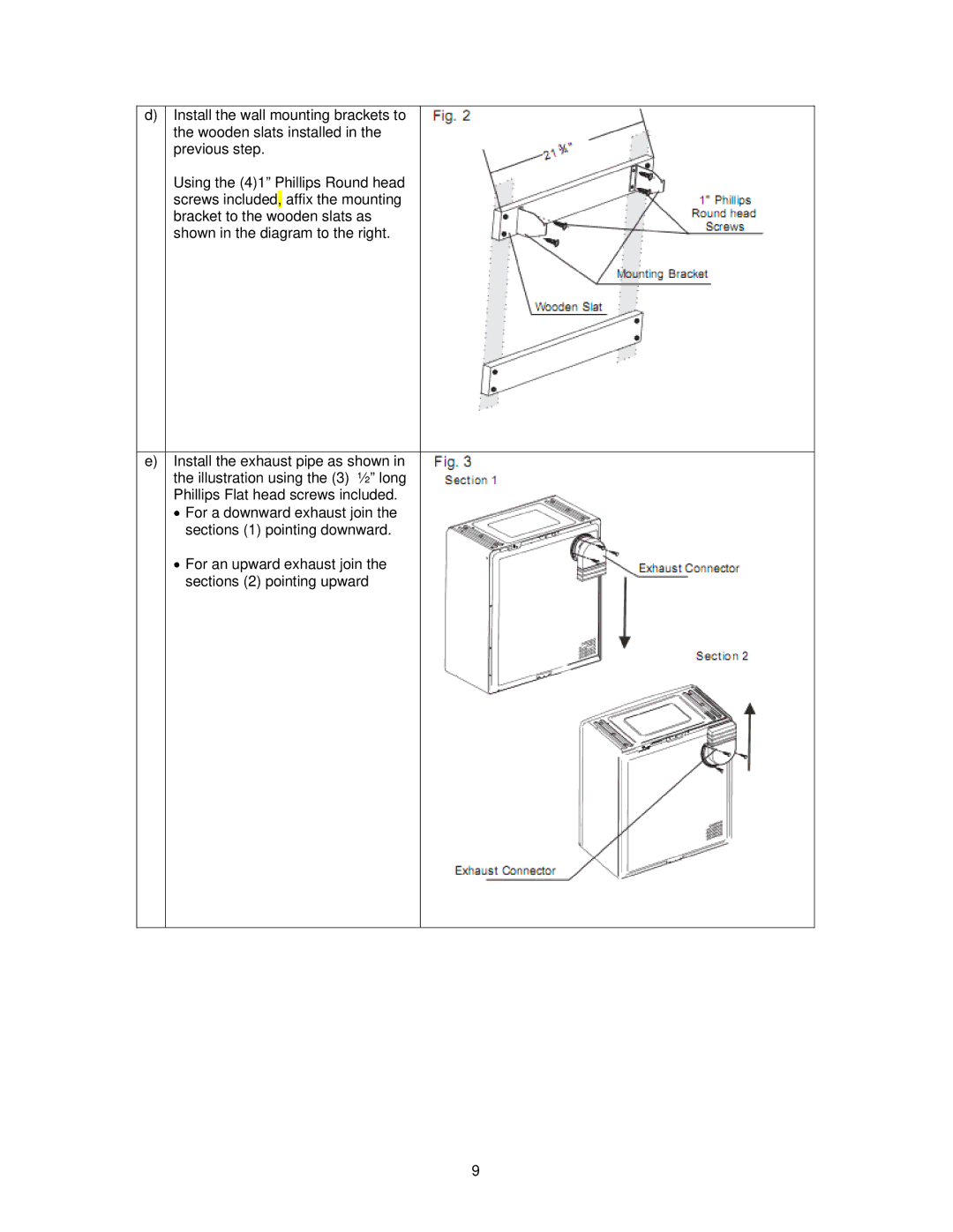 Avanti D110 instruction manual 