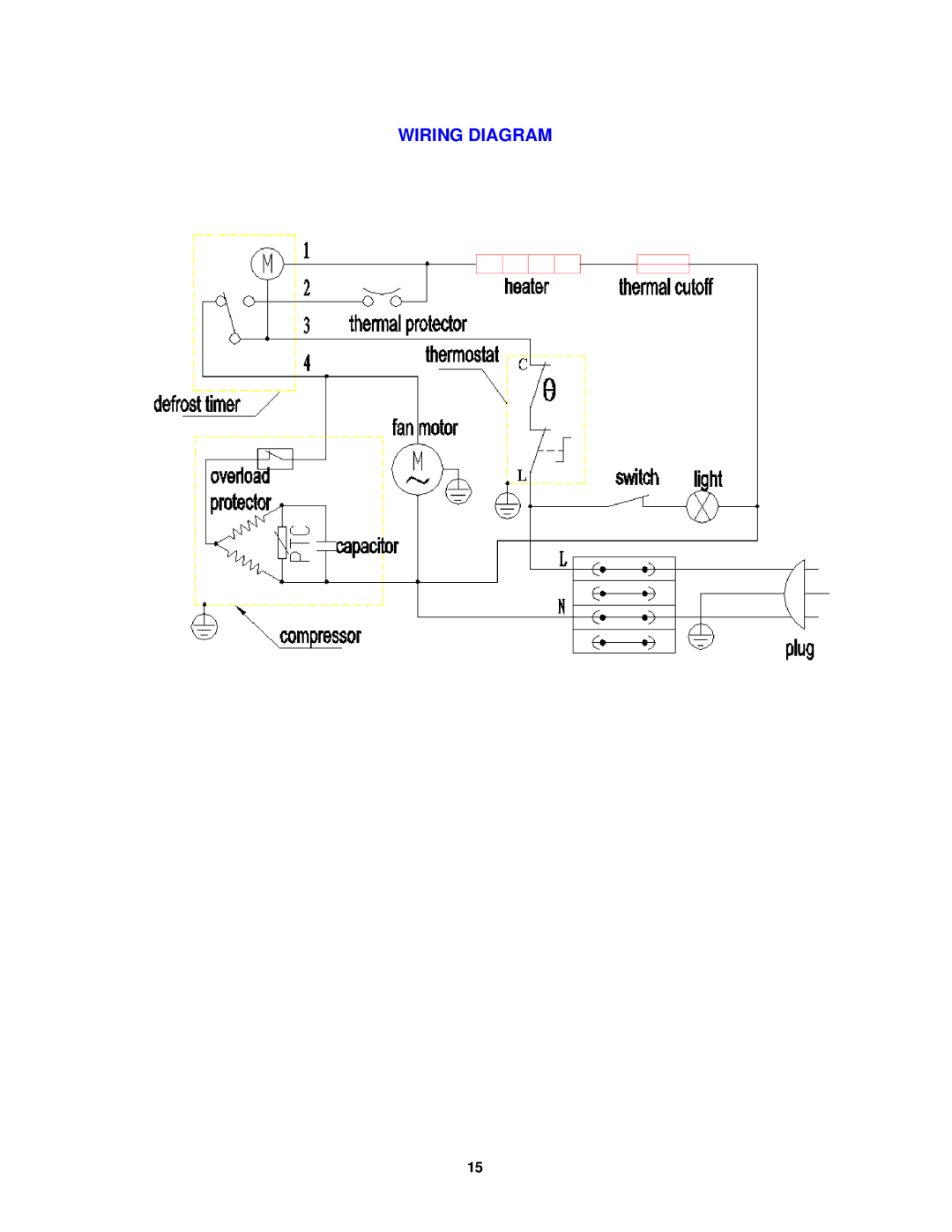 Avanti FF992PS instruction manual Wiring Diagram 