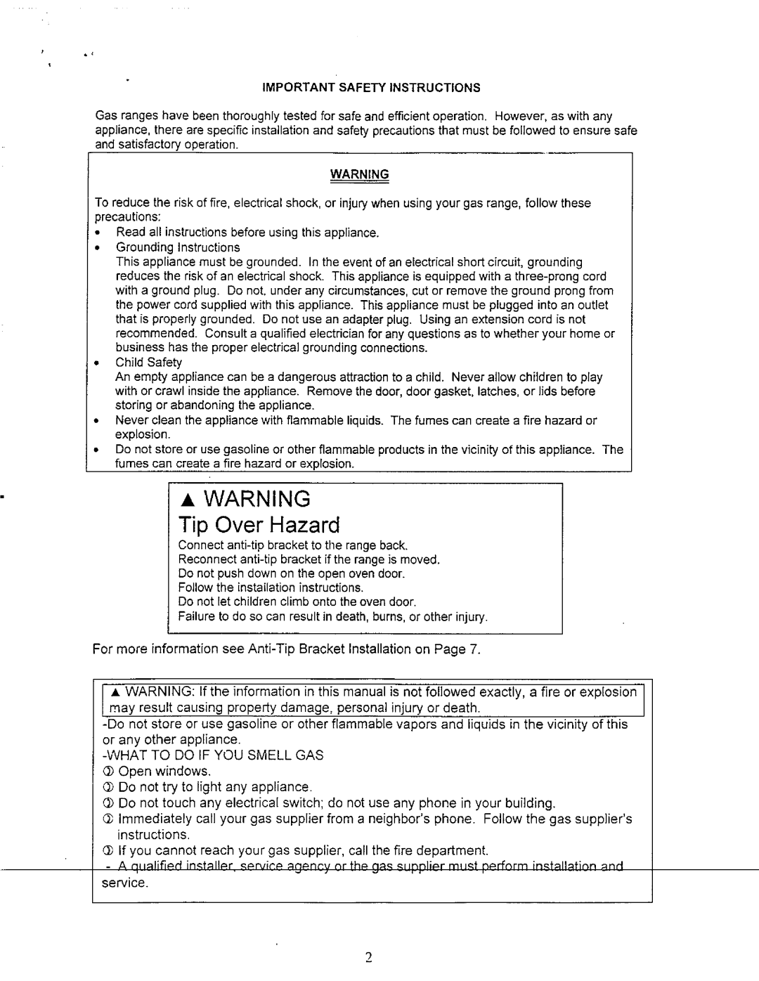 Avanti GR-20, DGR-21A manual 