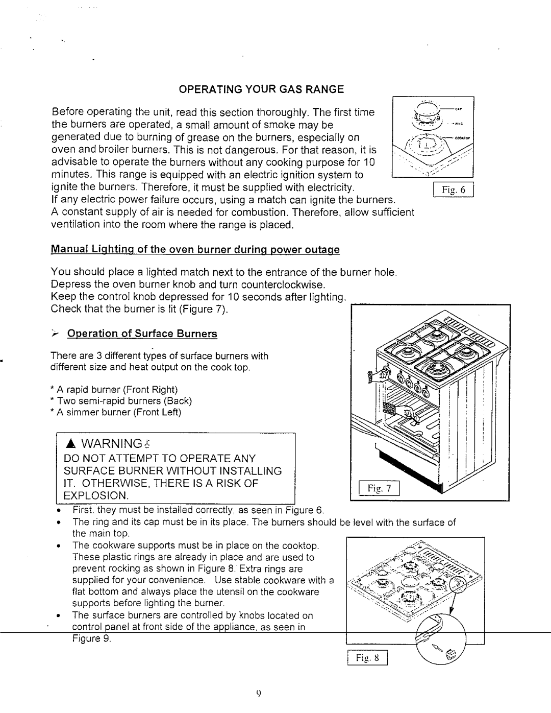 Avanti DGR-21A, GR-20 manual 