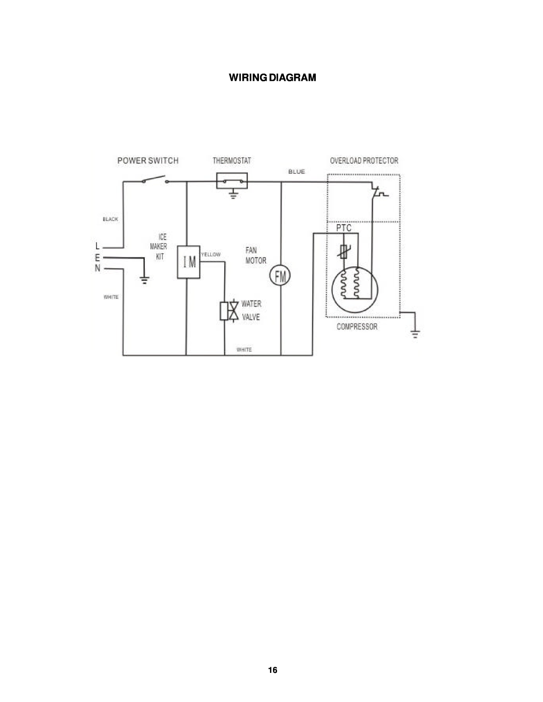 Avanti IM320299 instruction manual Wiring Diagram 