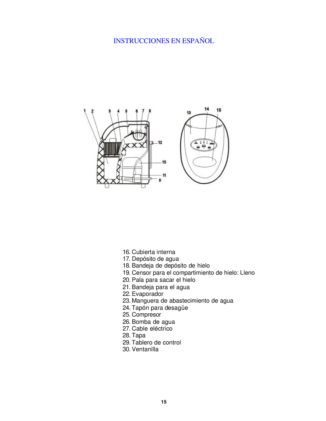 Avanti IMP25, IMW24 instruction manual Instrucciones EN Español 