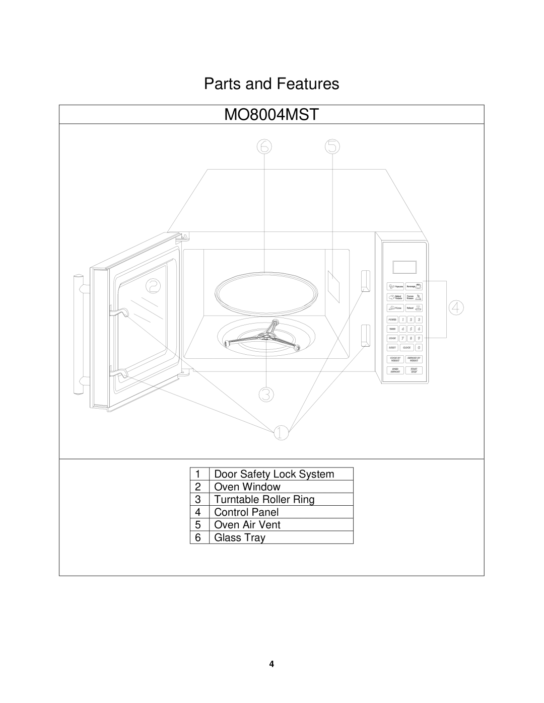 Avanti MO8004MST instruction manual 