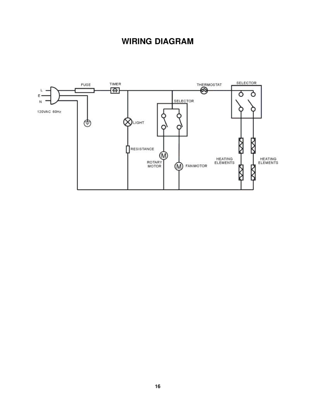 Avanti OCR43SS instruction manual Wiring Diagram 