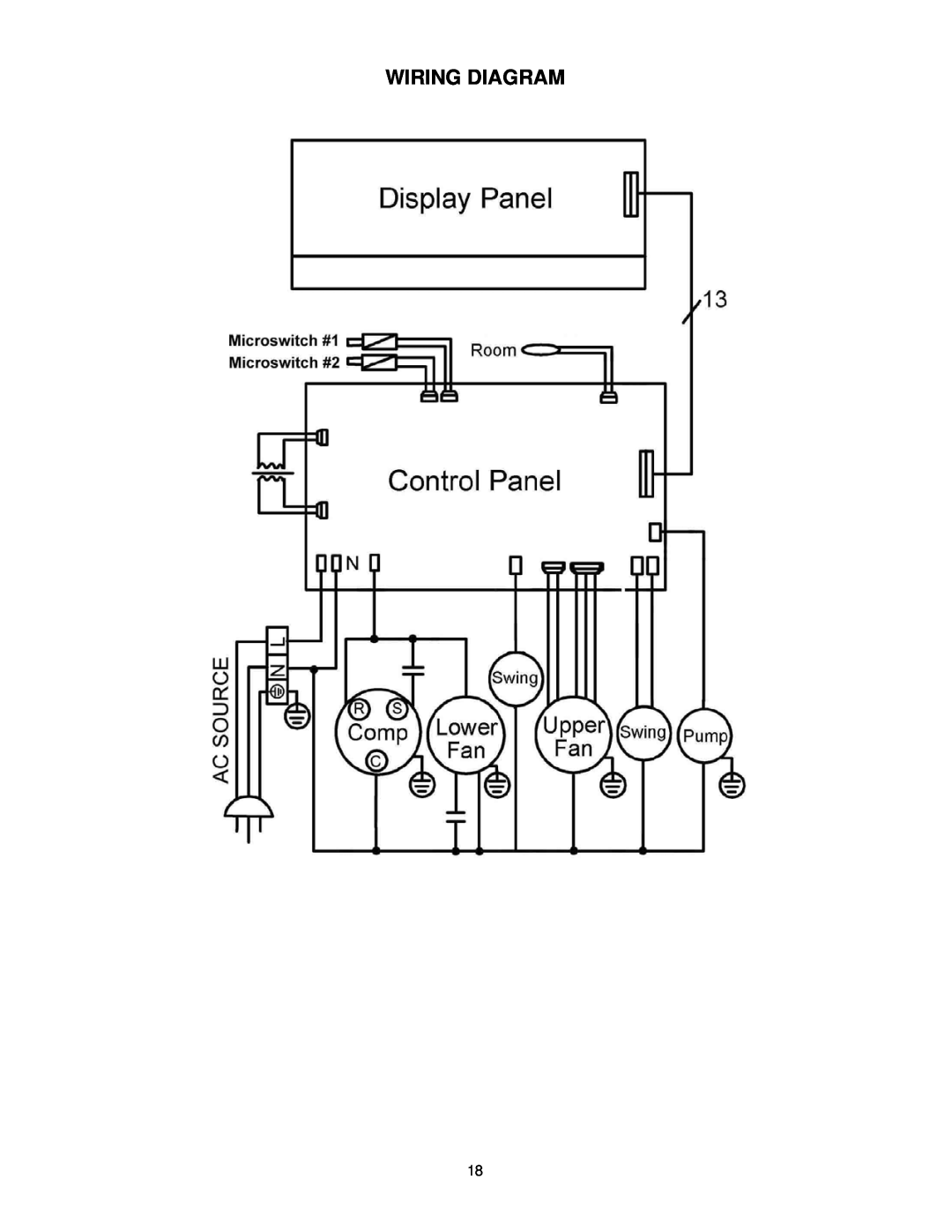 Avanti PAC12000 instruction manual Wiring Diagram 
