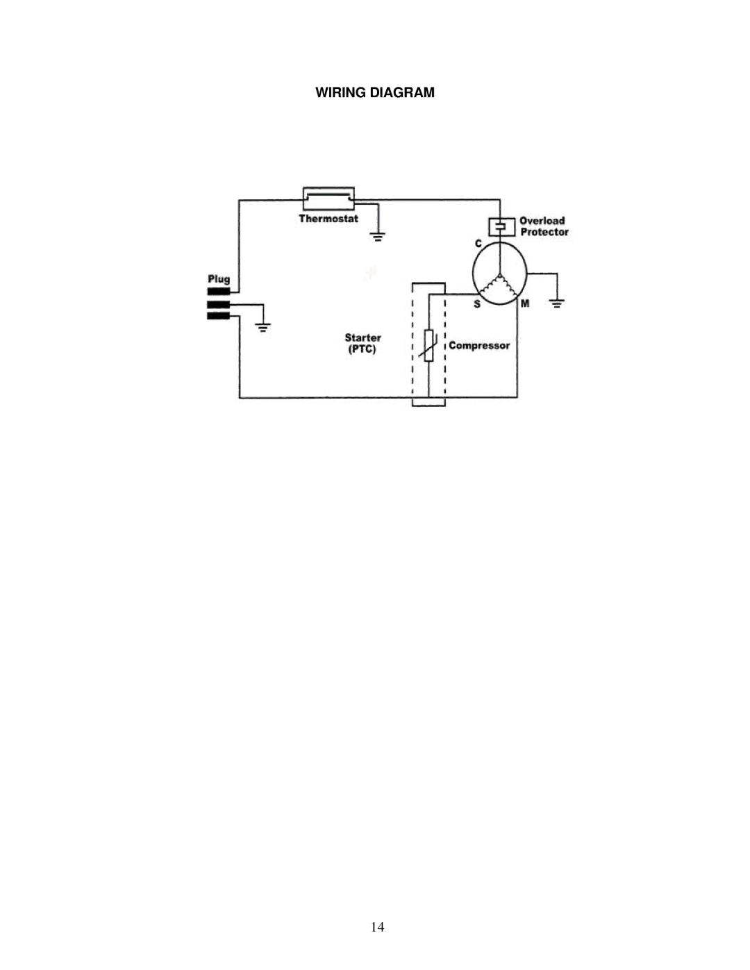 Avanti RF171PSS, RF170W instruction manual Wiring Diagram 