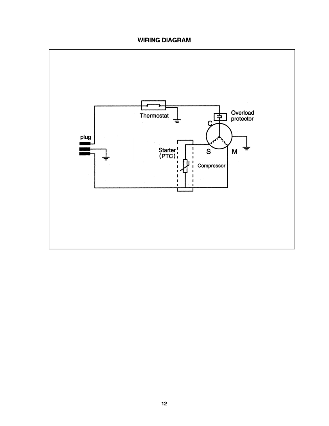 Avanti RM4489SS, RM4401W, RM4402B instruction manual Wiring Diagram 