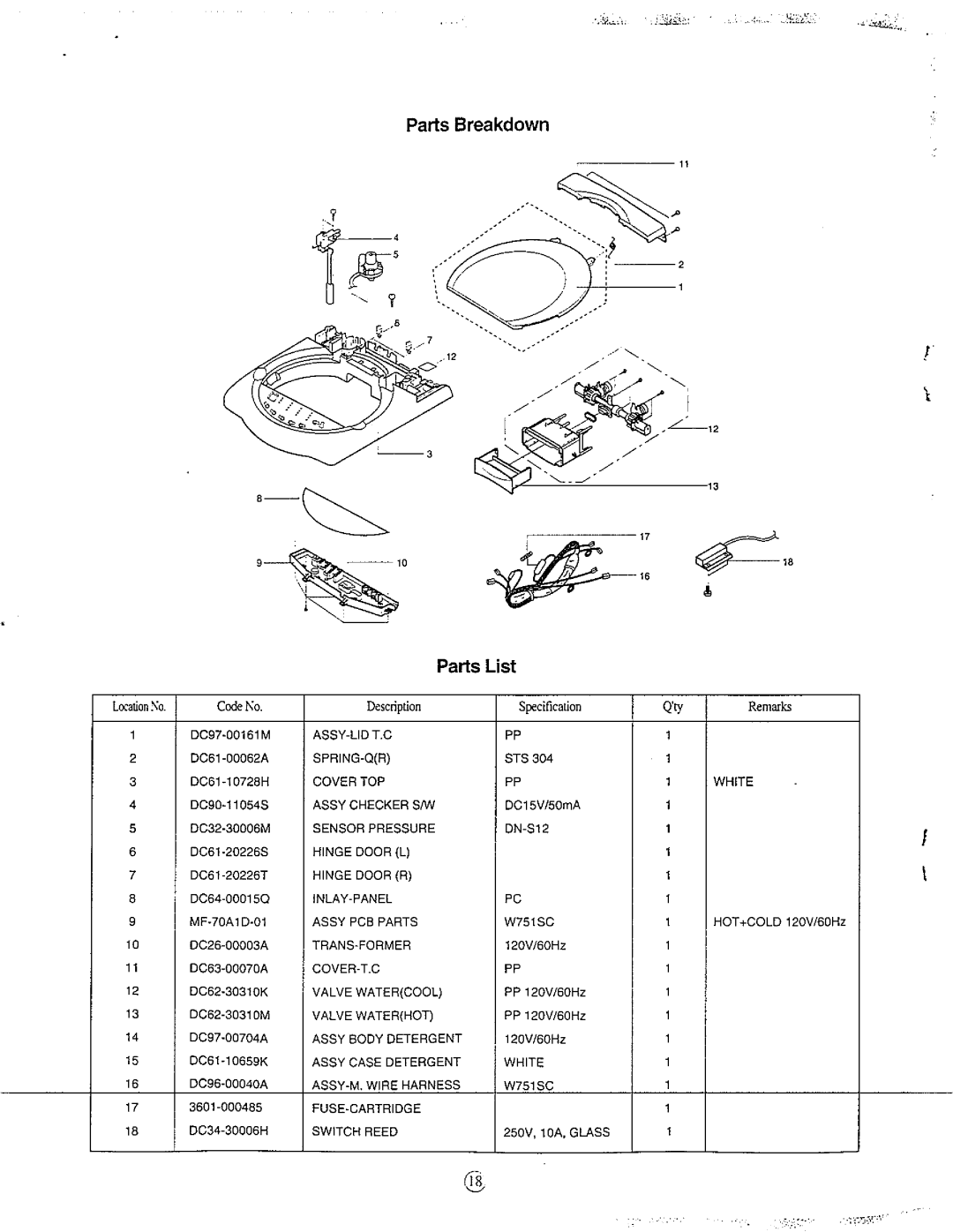 Avanti W752PC, W751SC manual 