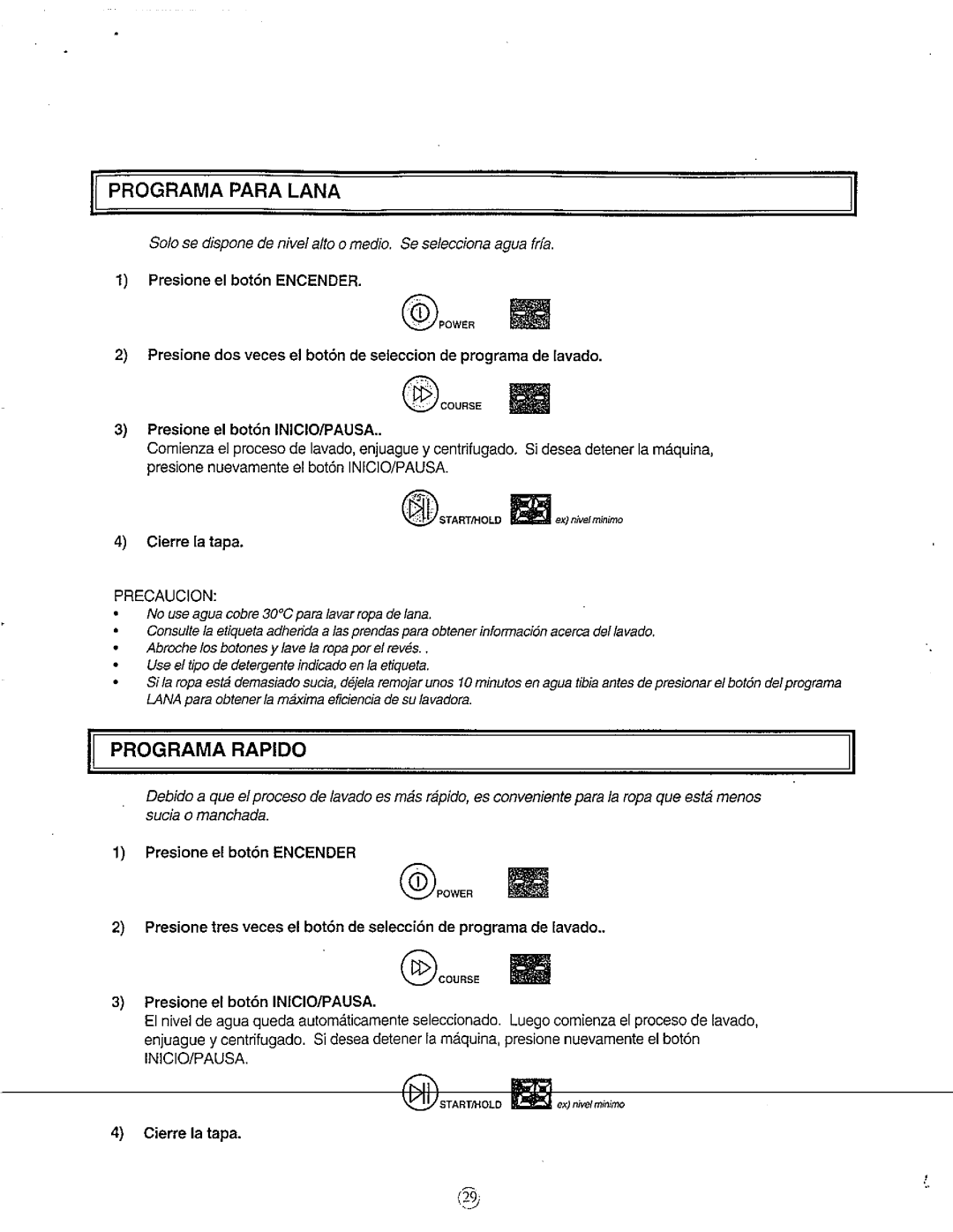 Avanti W751SC, W752PC manual 