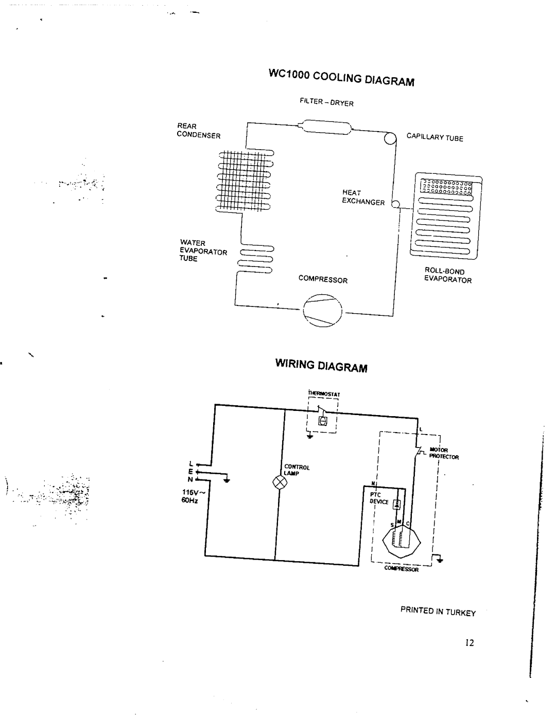 Avanti WC1000 manual 