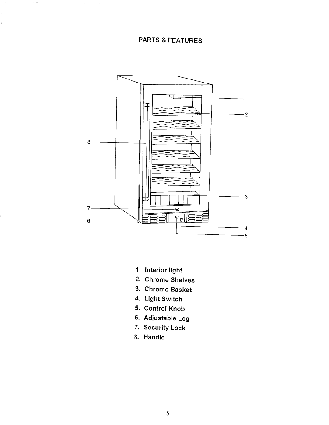 Avanti WC3200BG manual 