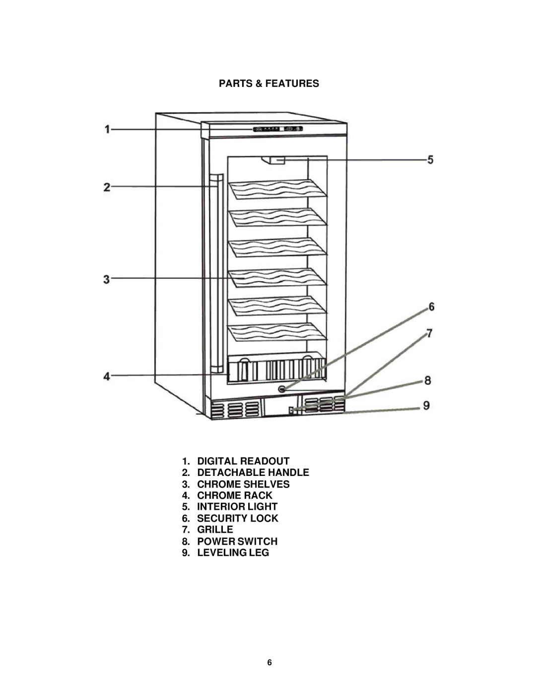 Avanti WC3201D instruction manual 