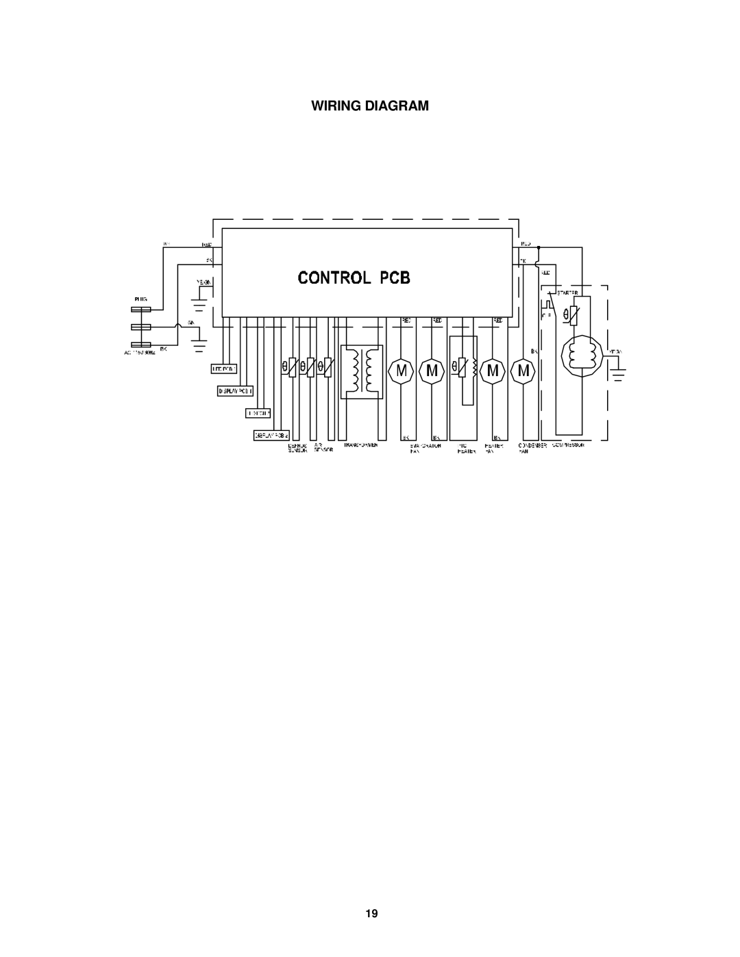 Avanti WCR524SDZD, WCR5104DZD, WC5101DZD instruction manual Wiring Diagram 