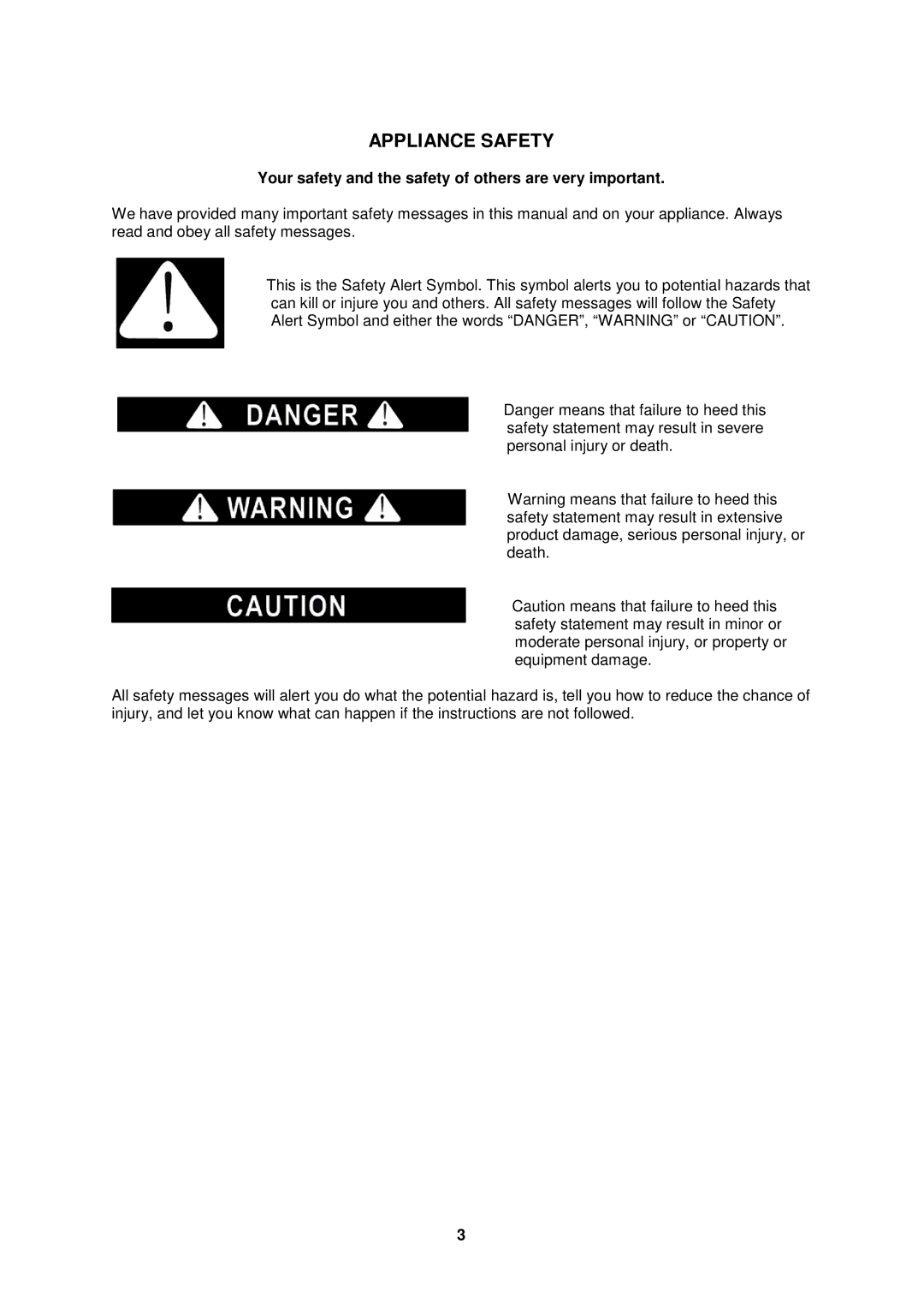 Avanti WCR683DZD-1 instruction manual Appliance Safety, Your safety and the safety of others are very important 