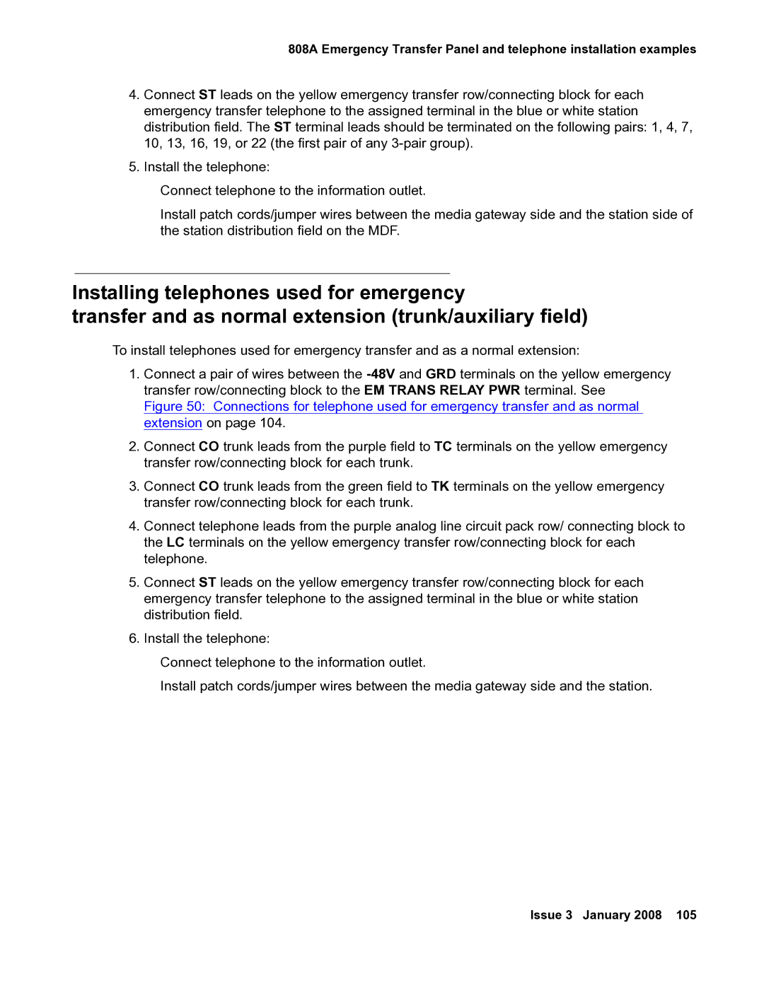 Avaya 03-300686 manual Issue 3 January 2008 