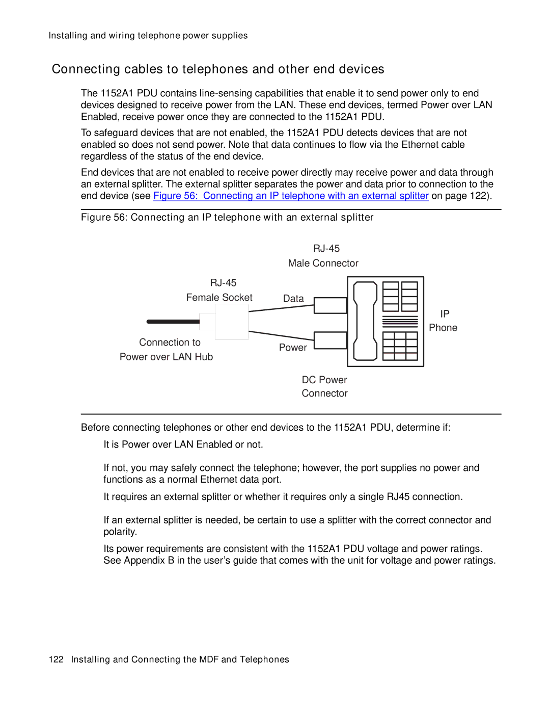 Avaya 03-300686 manual Connecting cables to telephones and other end devices 