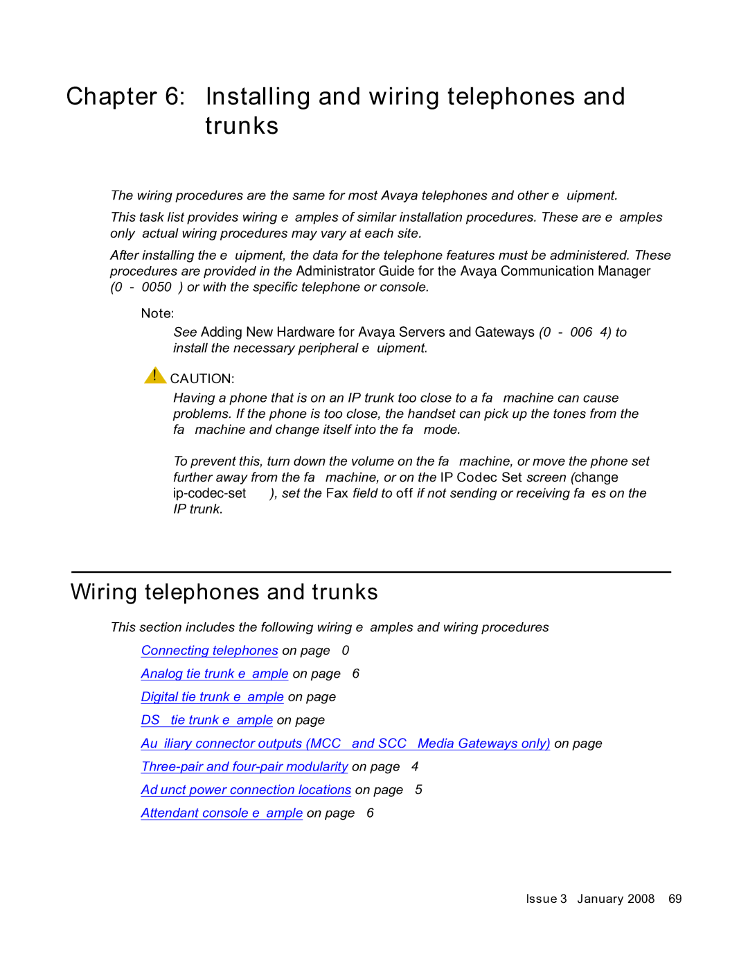 Avaya 03-300686 manual Installing and wiring telephones and trunks, Wiring telephones and trunks 