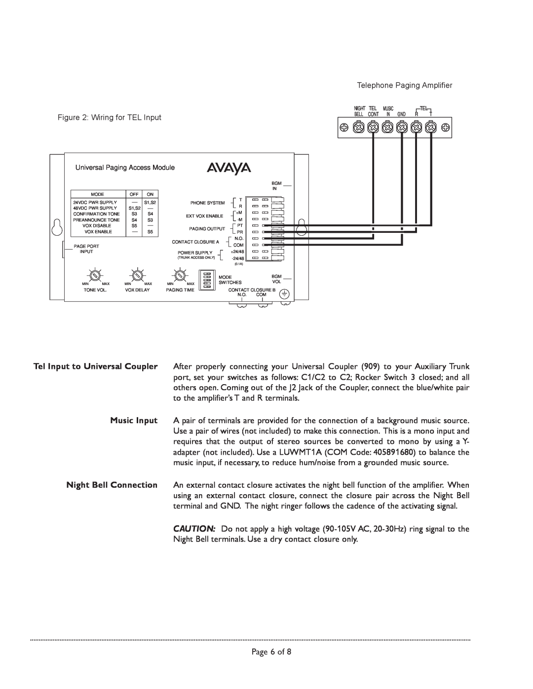 Avaya 10-Watt manual Page 6 of 