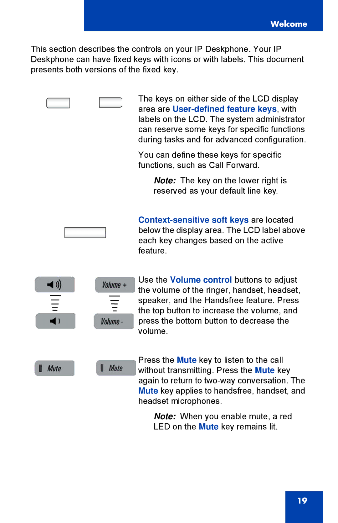 Avaya 1040E manual Welcome 