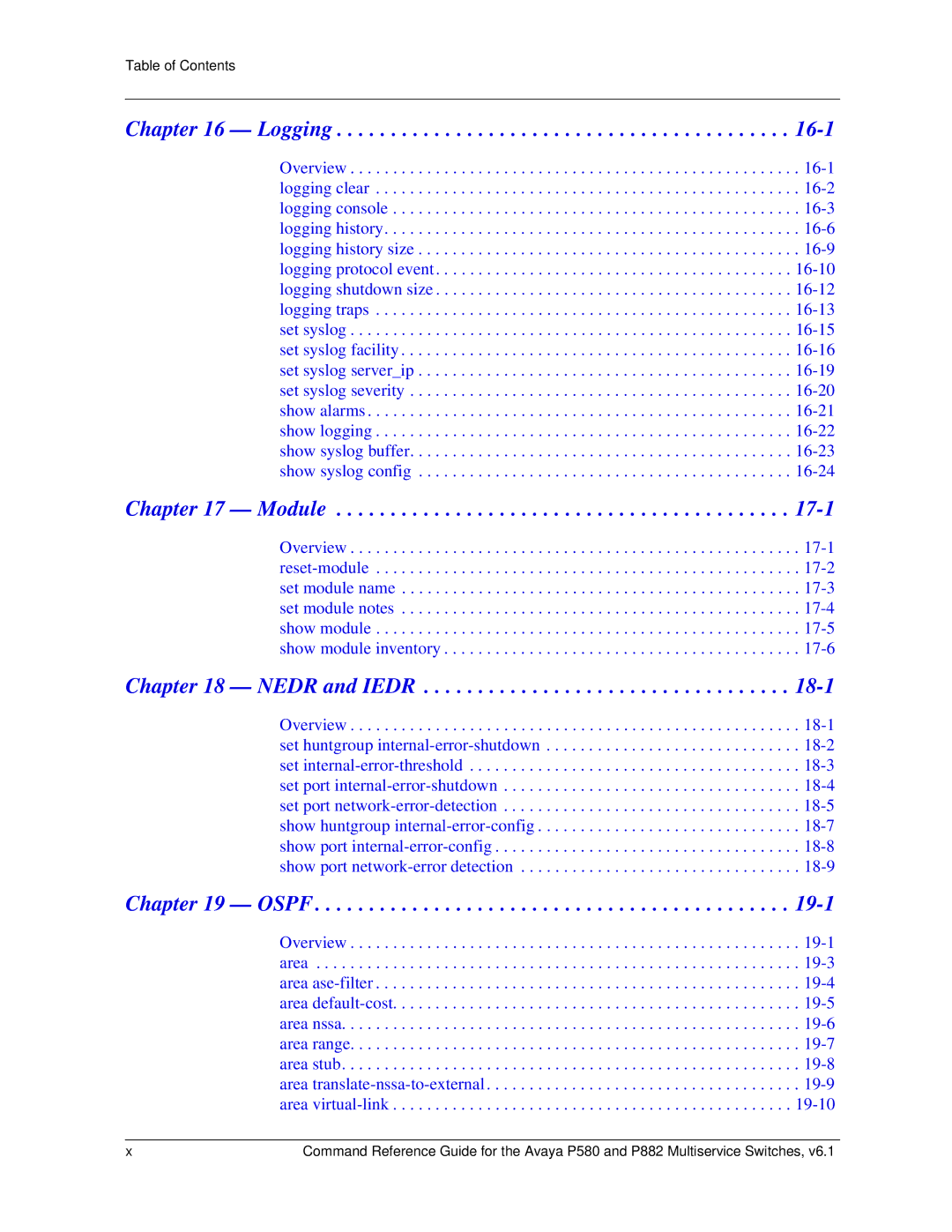 Avaya 106760804 manual Logging 