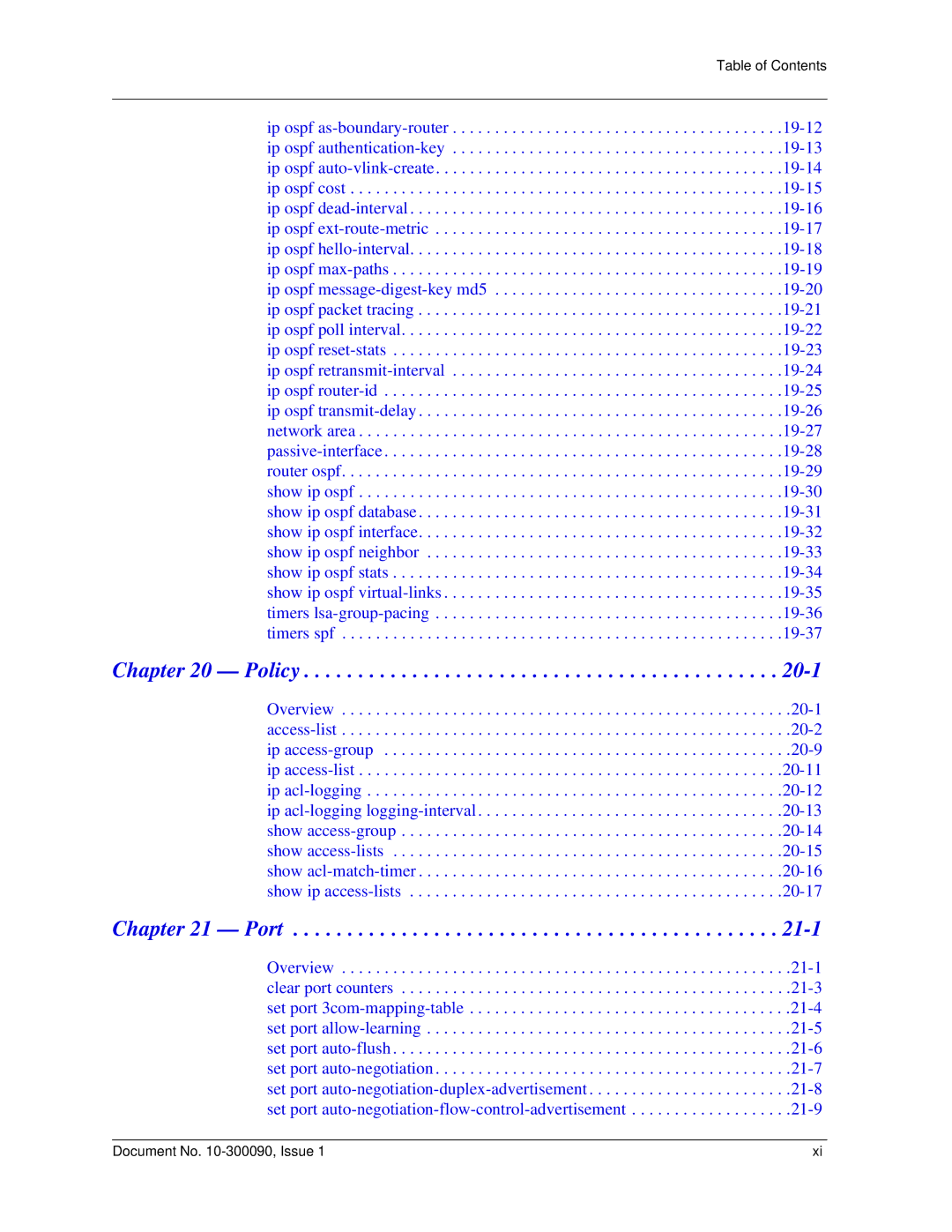 Avaya 106760804 manual Policy 