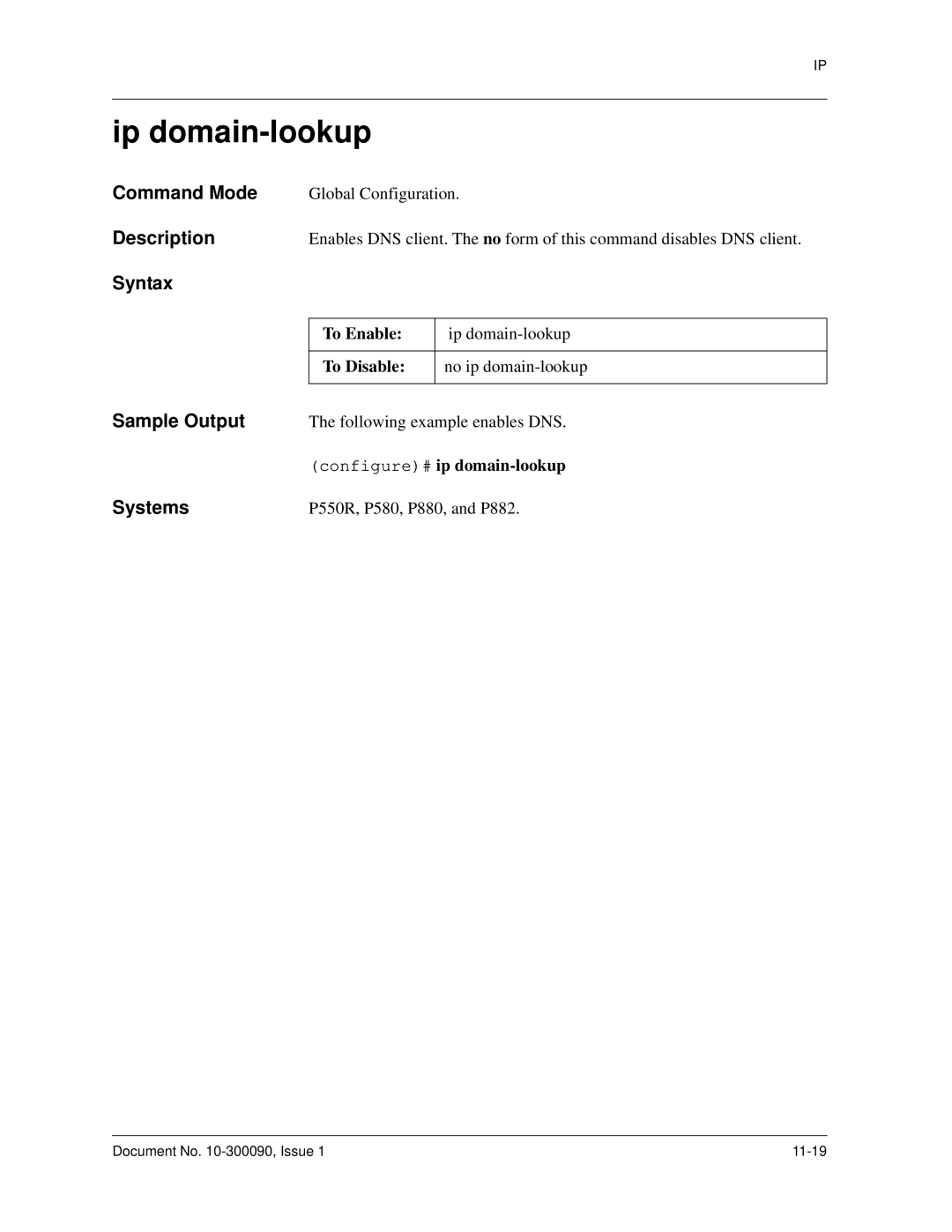 Avaya 106760804 manual Document No -300090, Issue 11-19 