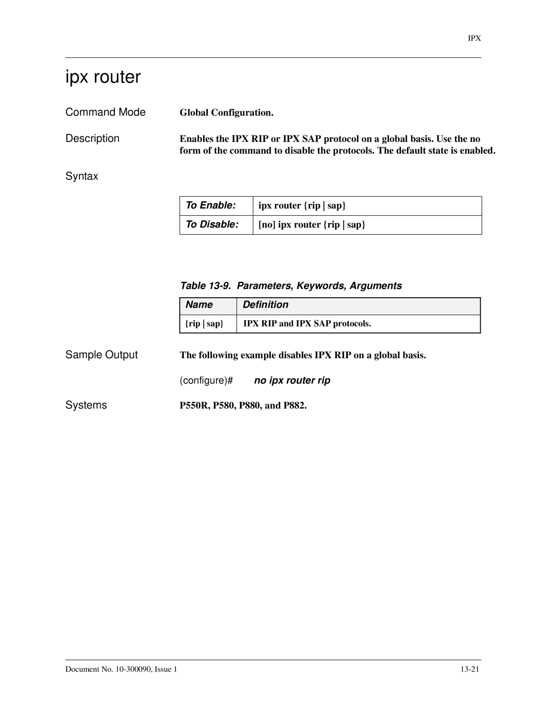 Avaya 106760804 manual Ipx router 