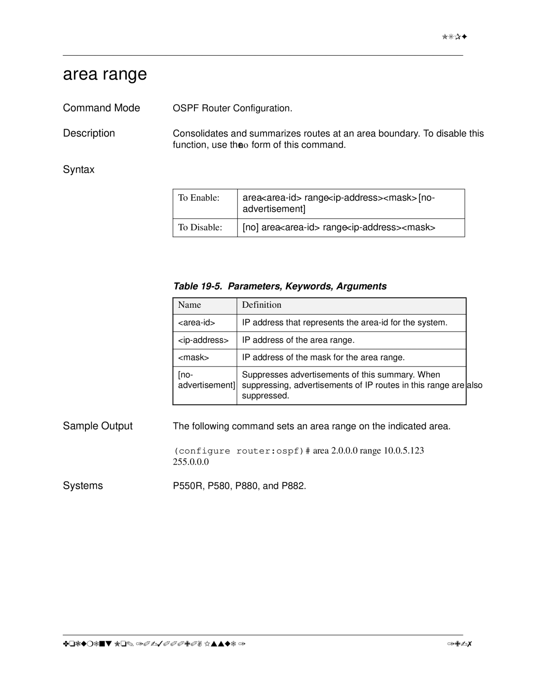 Avaya 106760804 manual Area range 