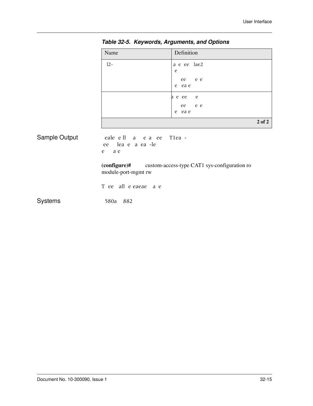 Avaya 106760804 manual Configure# custom-access-type CAT1 sys-configuration ro, Module-port-mgmt rw 