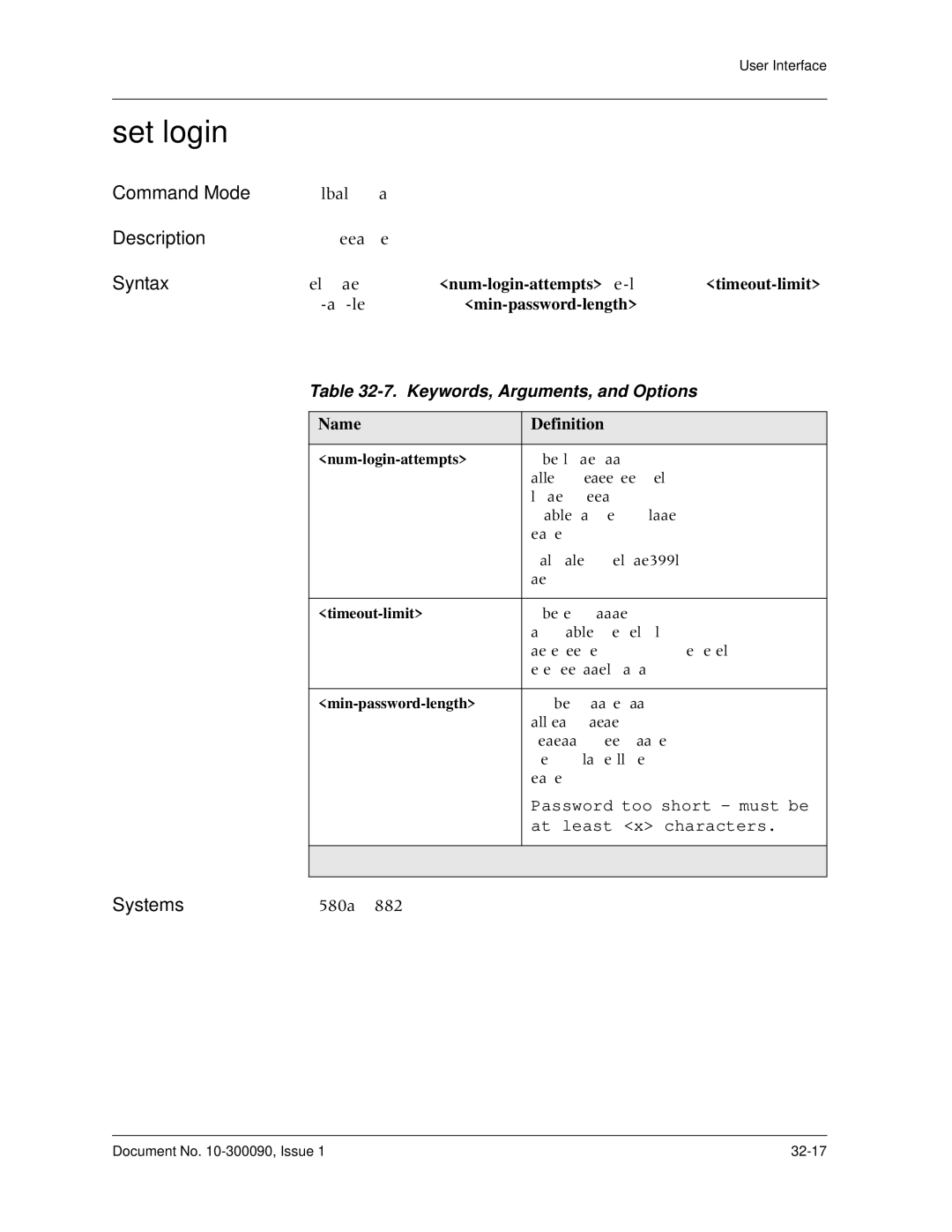 Avaya 106760804 manual Set login 