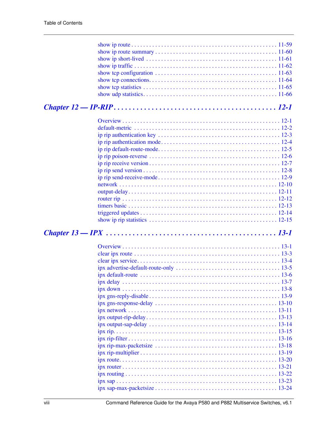 Avaya 106760804 manual Ip-Rip 