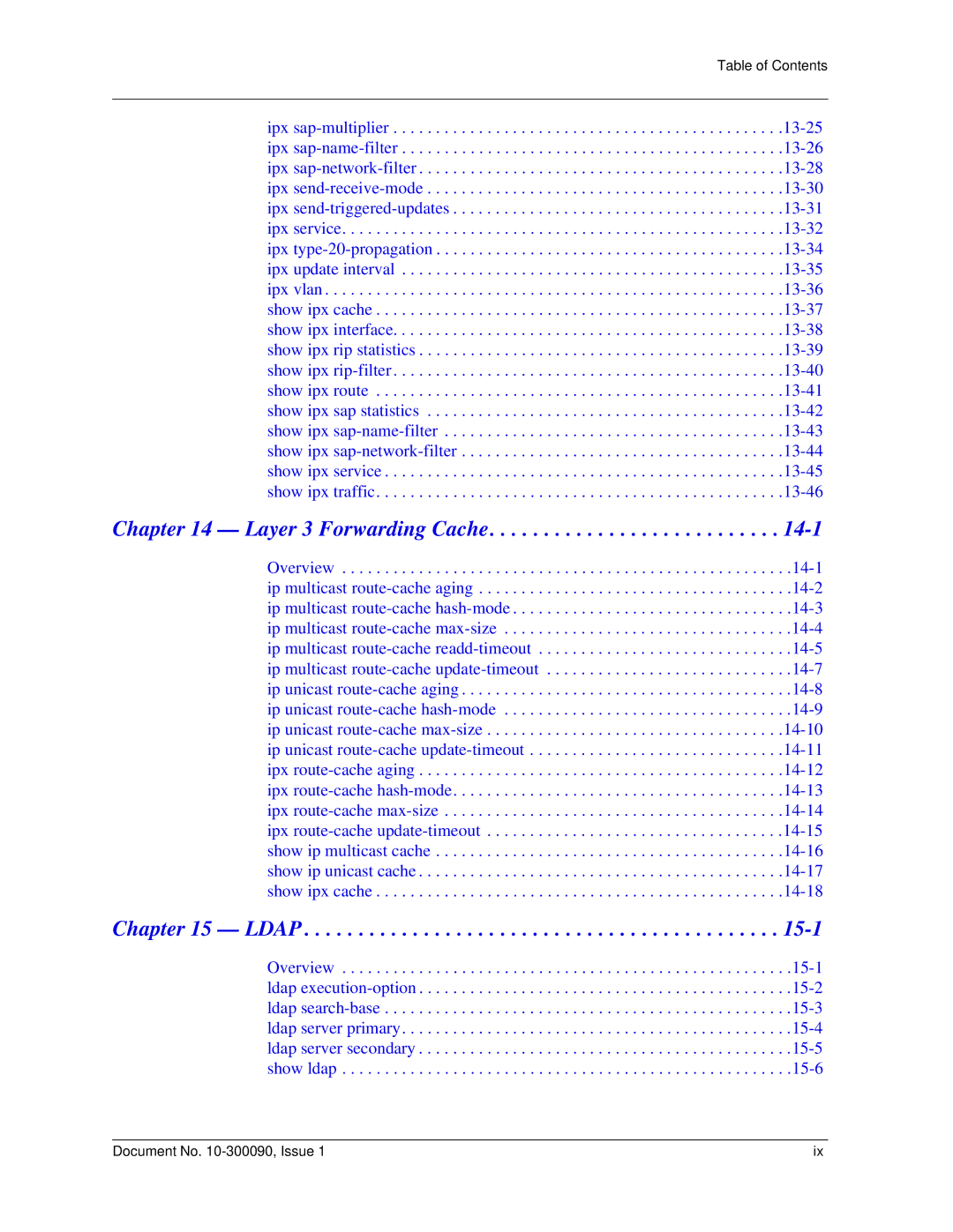 Avaya 106760804 manual Layer 3 Forwarding Cache 