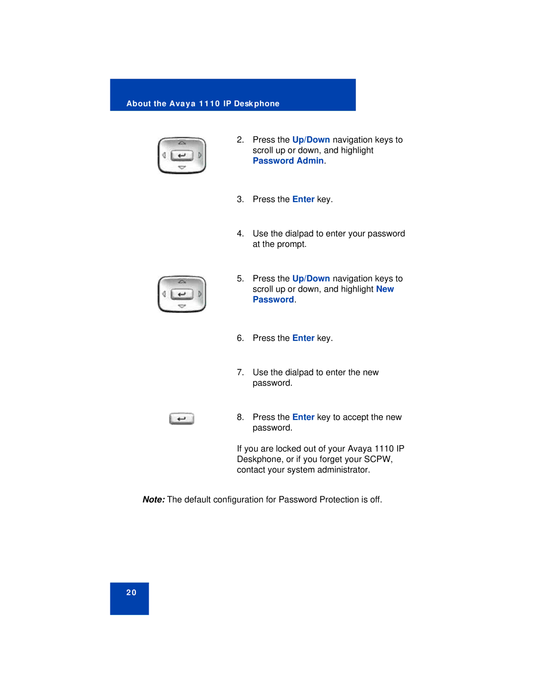 Avaya manual About the Avaya 1110 IP Deskphone 