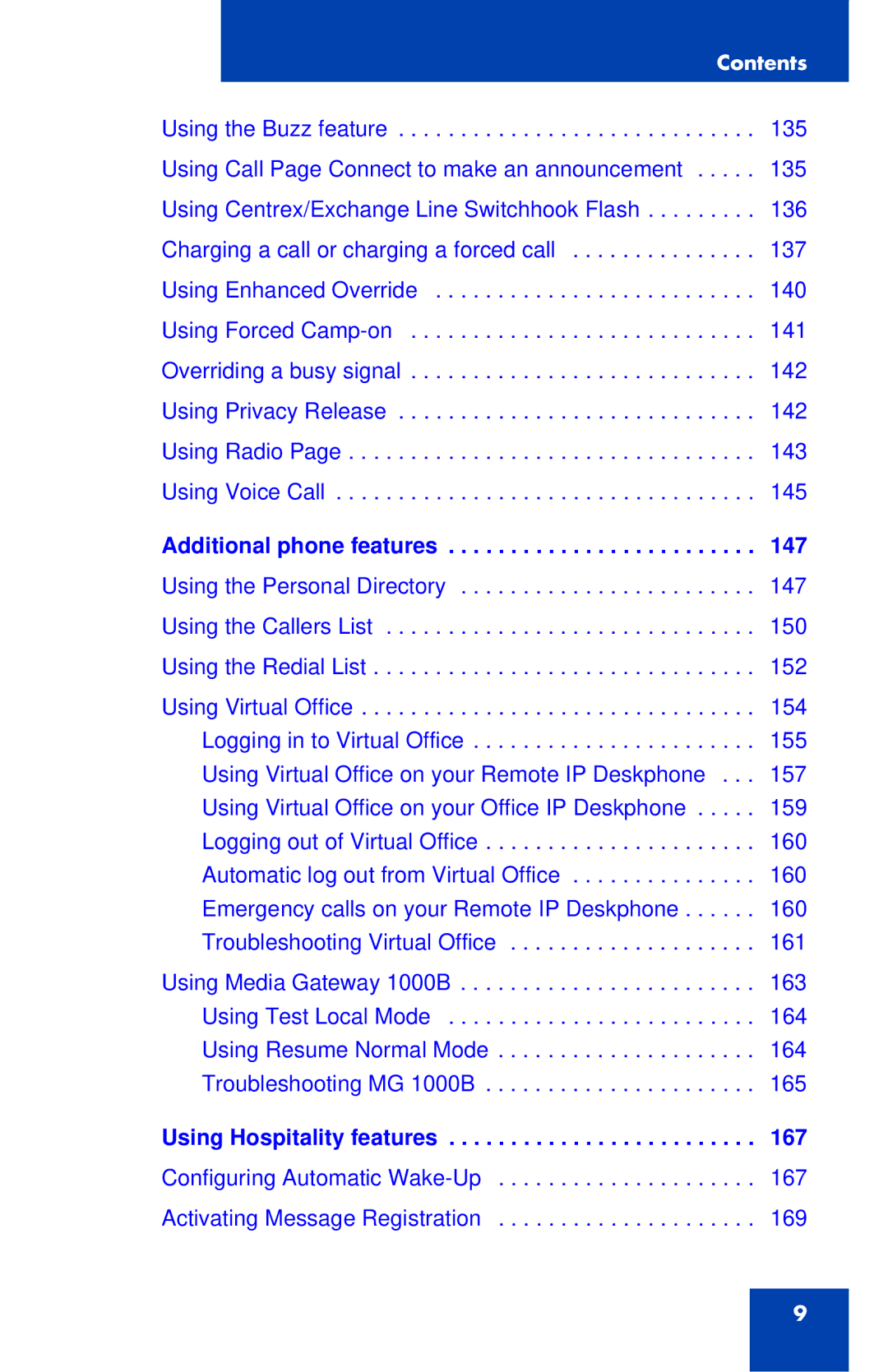 Avaya 1120E manual Additional phone features 