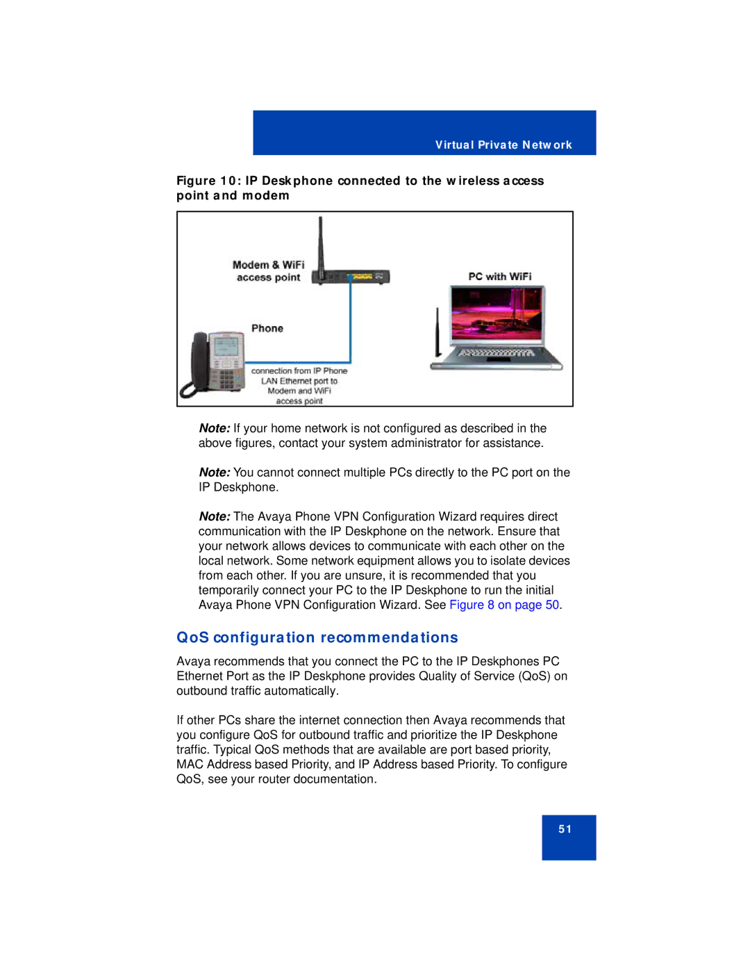 Avaya 1140E manual QoS configuration recommendations 