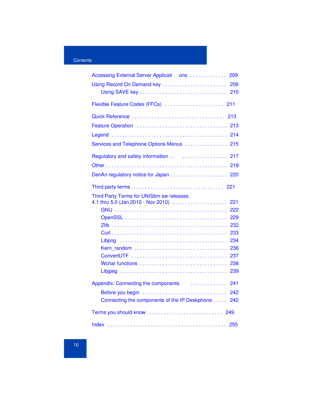 Avaya 1165E manual Regulatory and safety information 