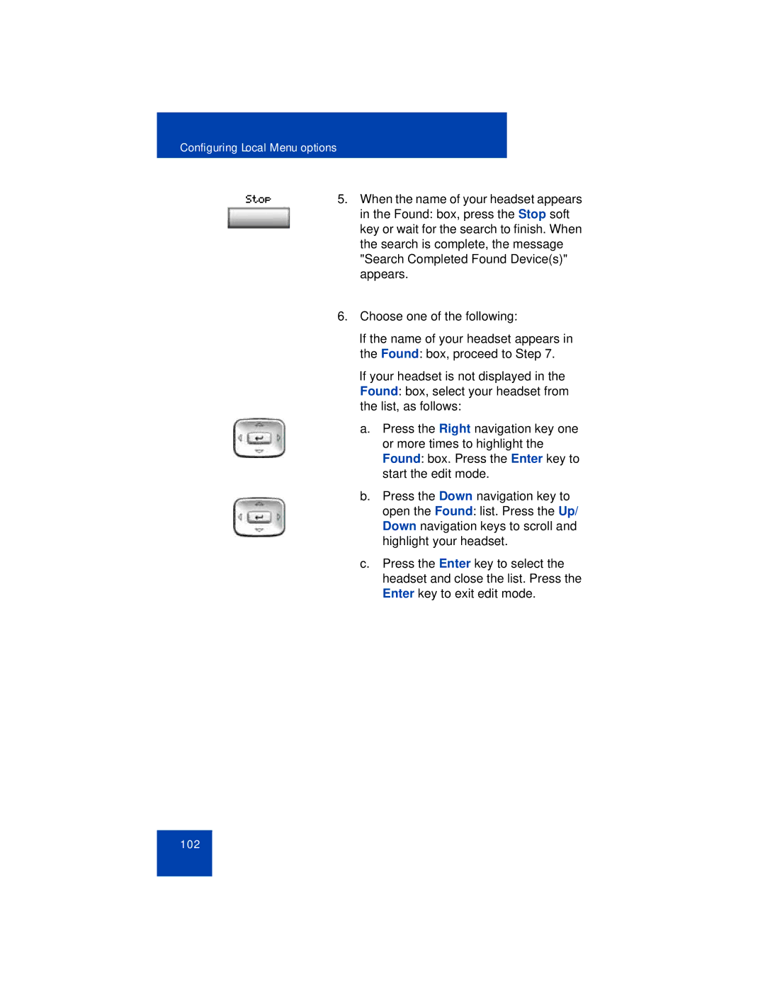 Avaya 1165E manual 102 