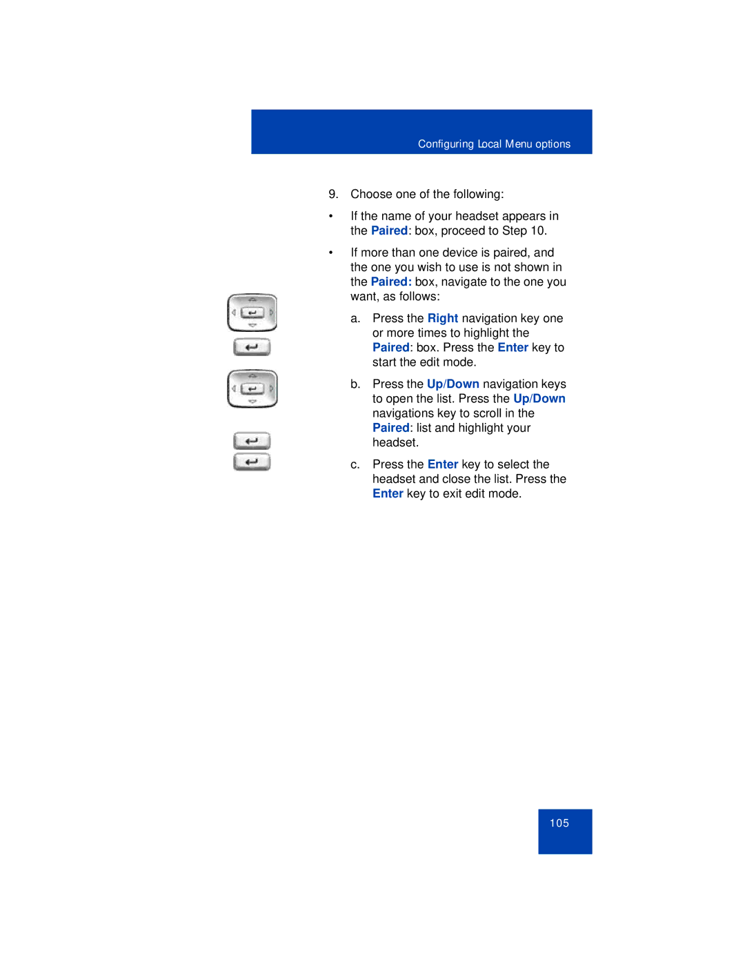 Avaya 1165E manual 105 