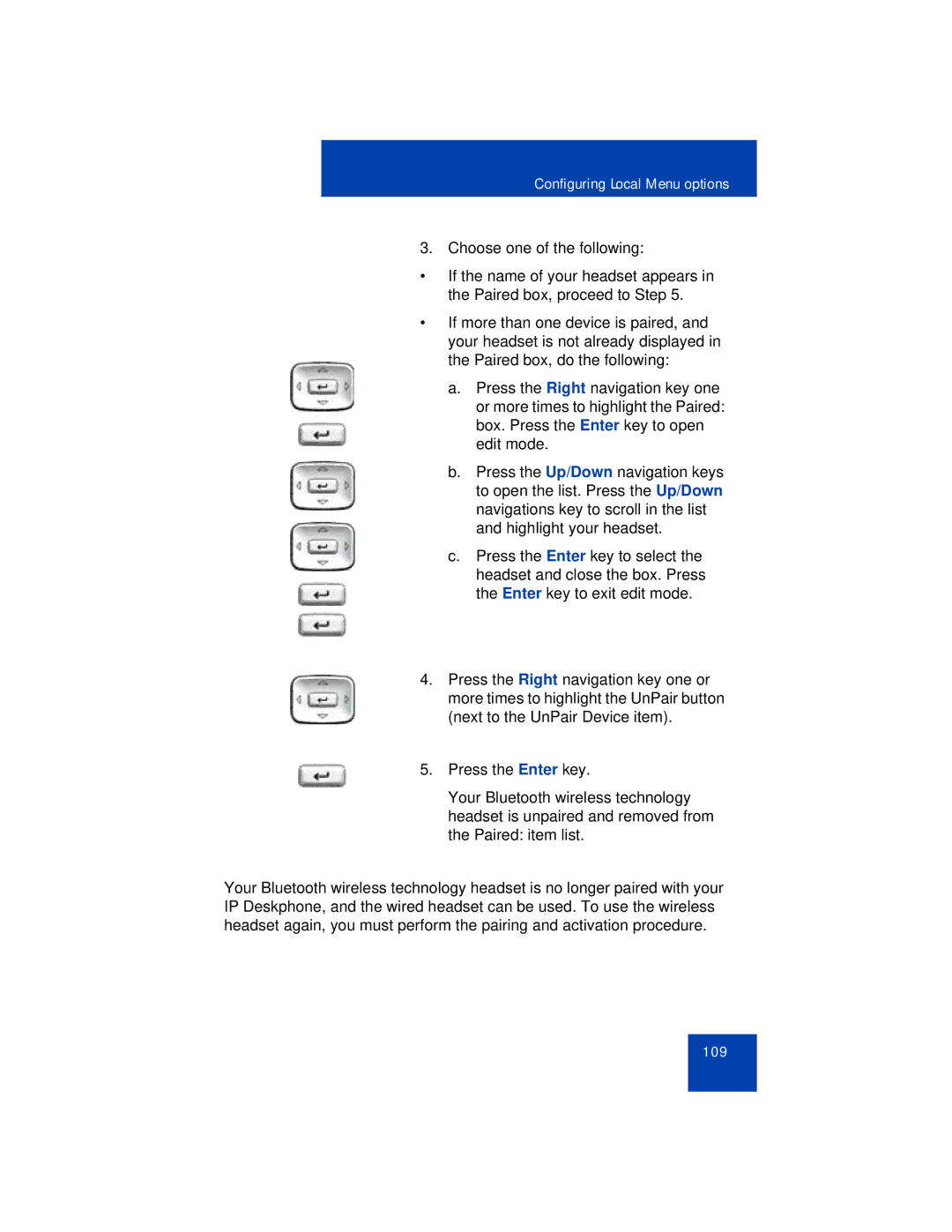 Avaya 1165E manual 109 