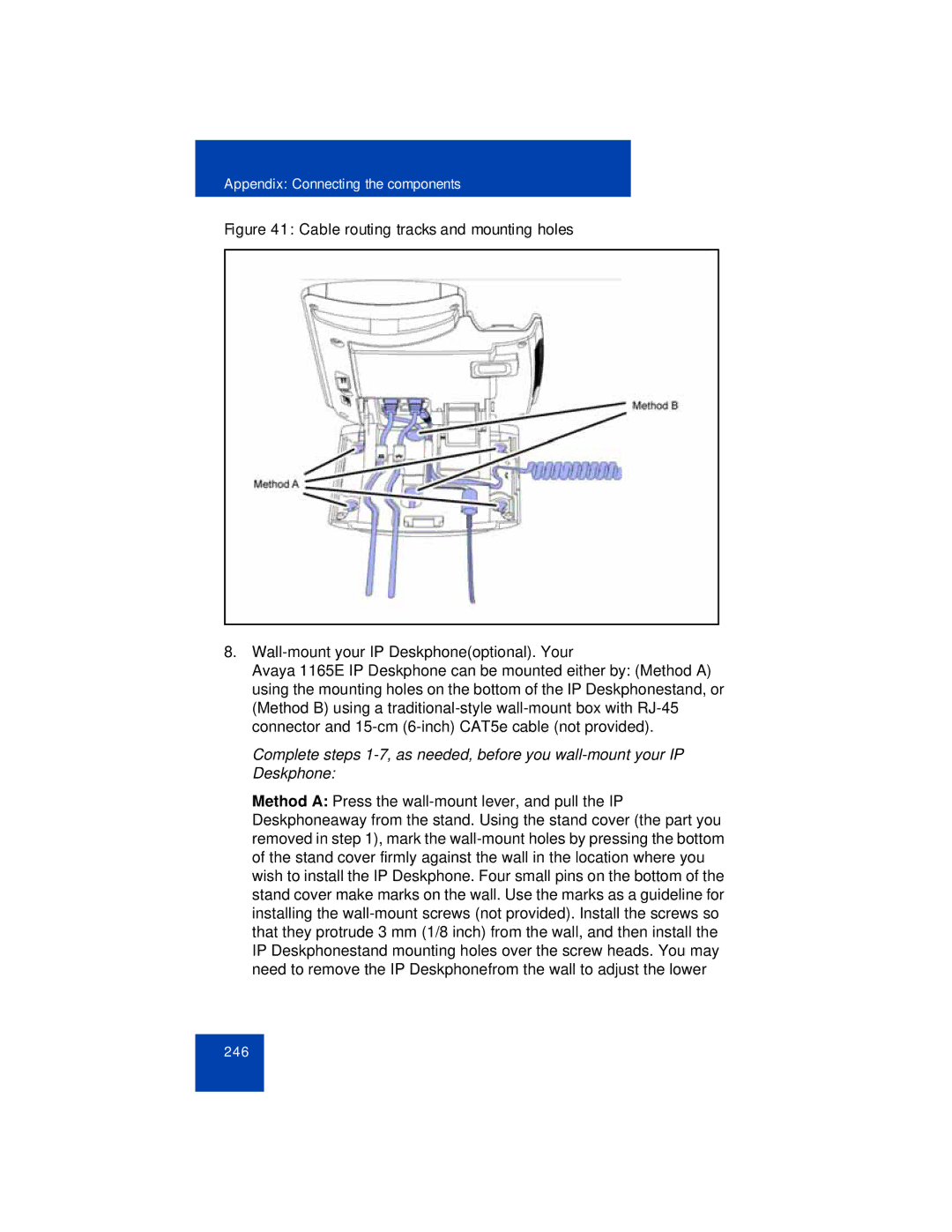 Avaya 1165E manual 246 