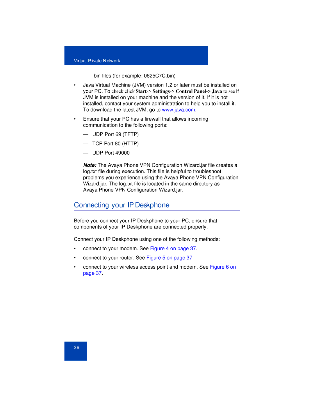 Avaya 1165E manual Connecting your IP Deskphone 