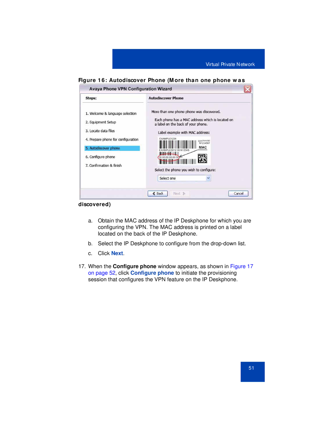 Avaya 1165E manual Autodiscover Phone More than one phone was Discovered 