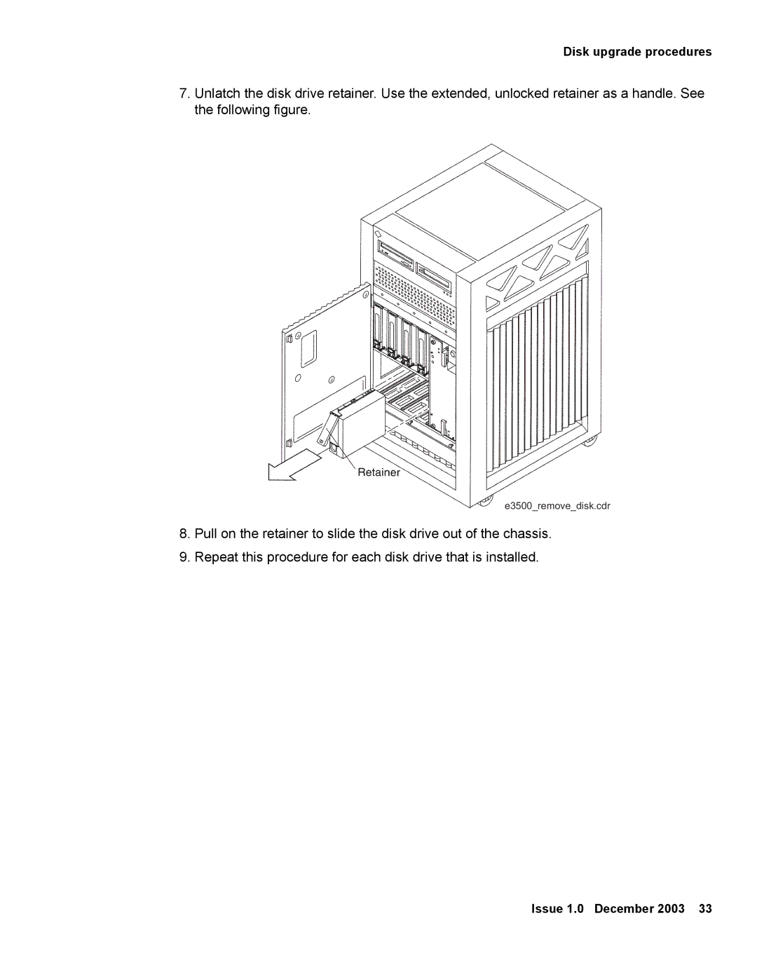 Avaya 12 manual Disk upgrade procedures 