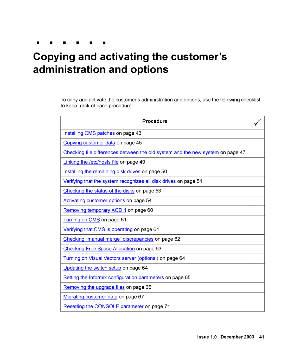 Avaya 12 manual Procedure 